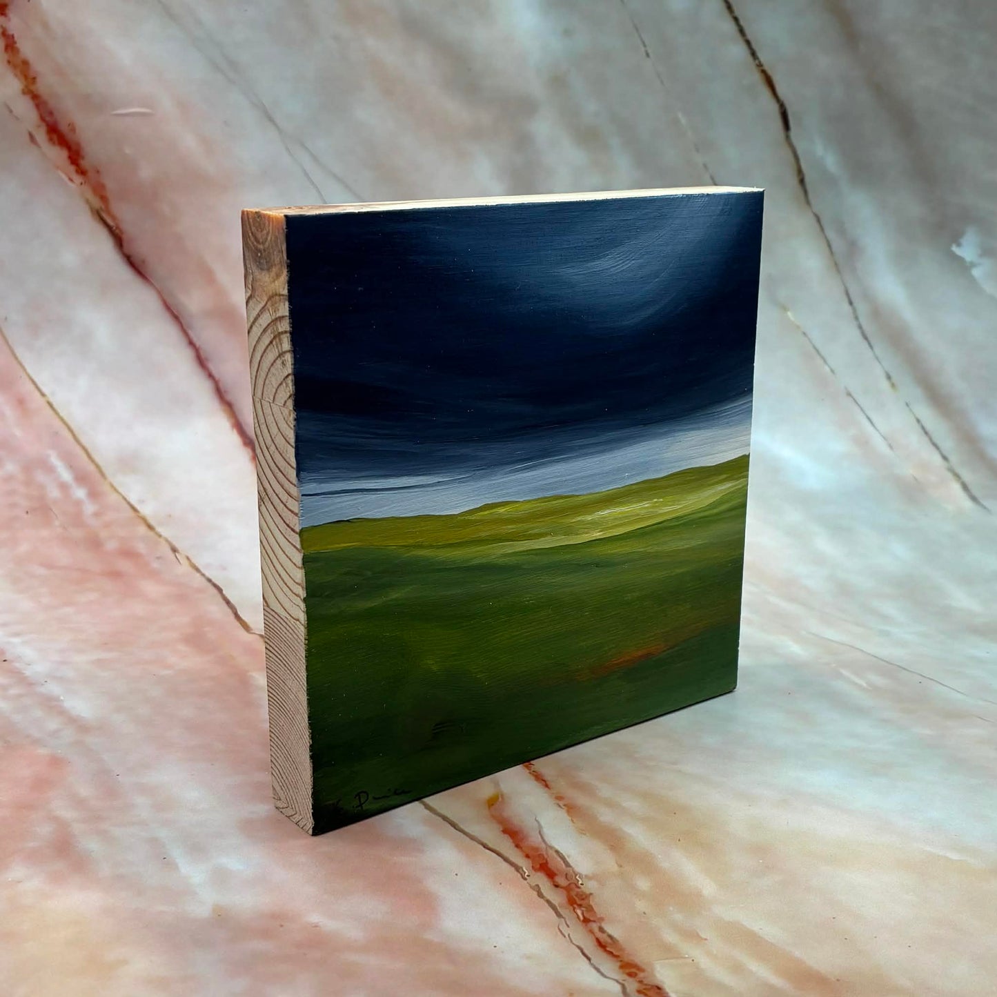 Fountains Fell | Original Painting | Acrylic on Wood | 5 x 5 inch