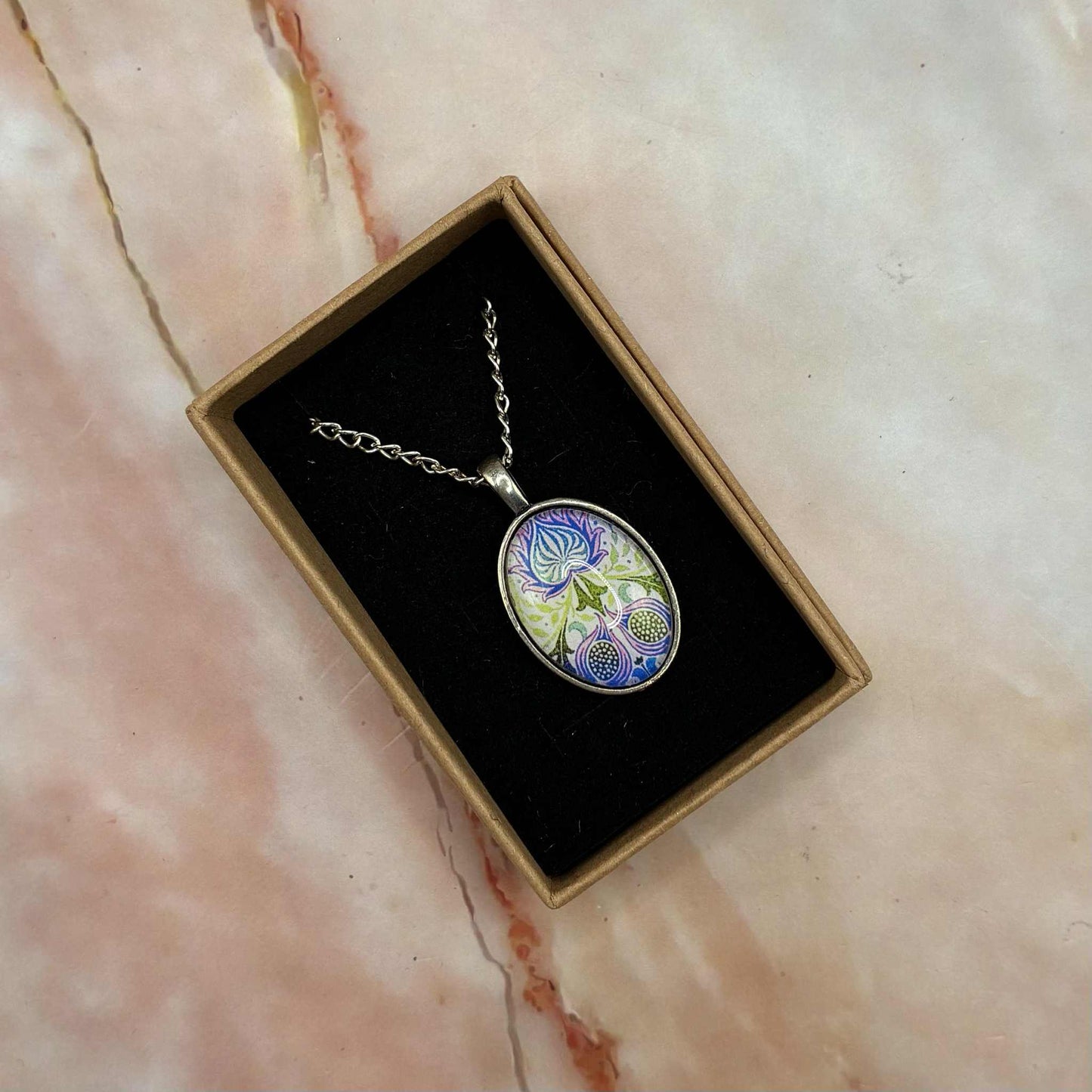 Pendant Necklaces | Glass Cabochon | Various Designs