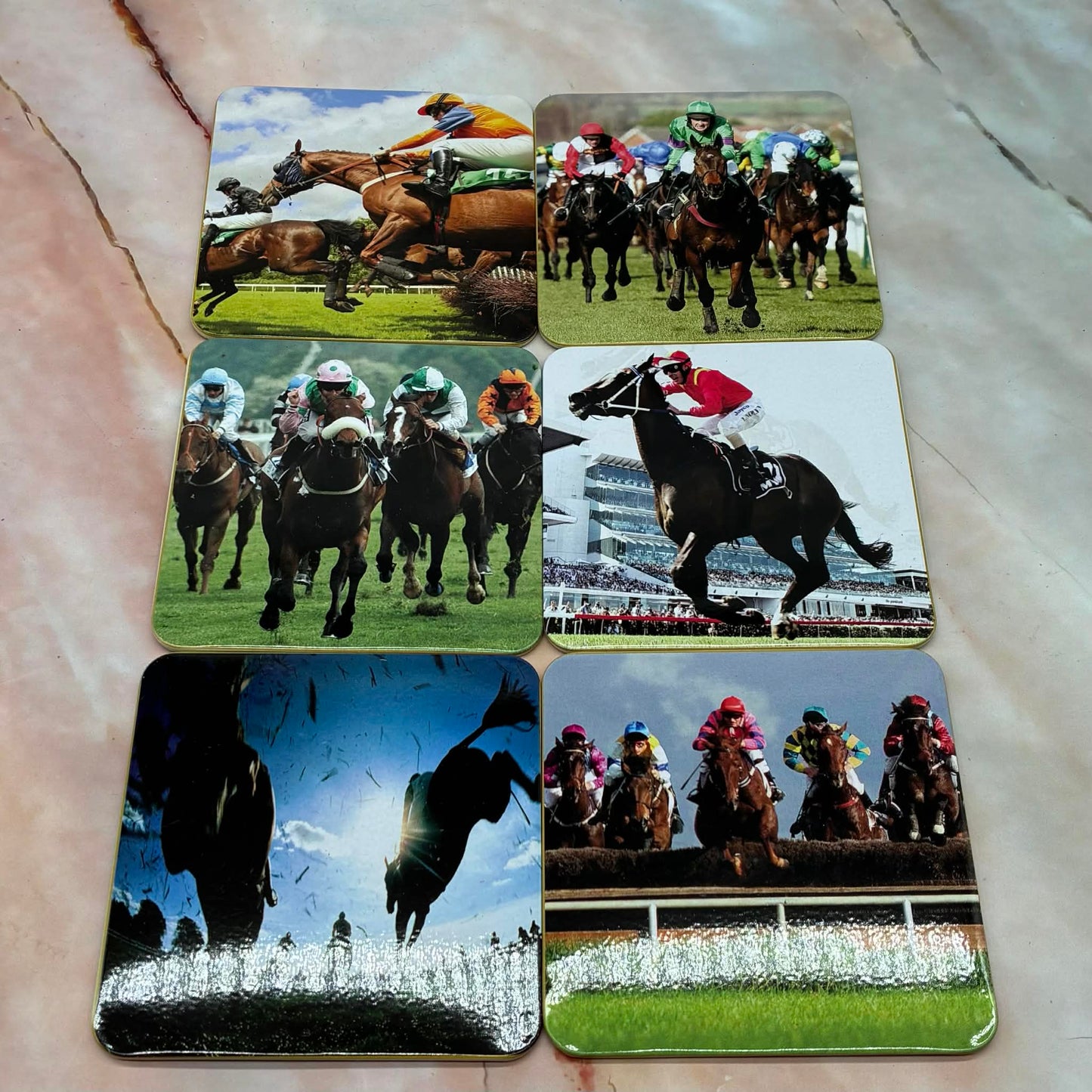 Horseshoe Coaster Holder | Recycled Metal