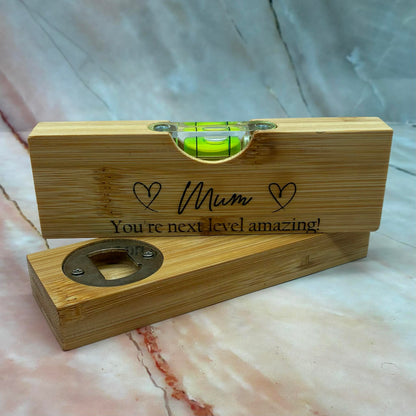 Spirit Level & Bottle Openers | Laser Etched | Choose Your Favourite!