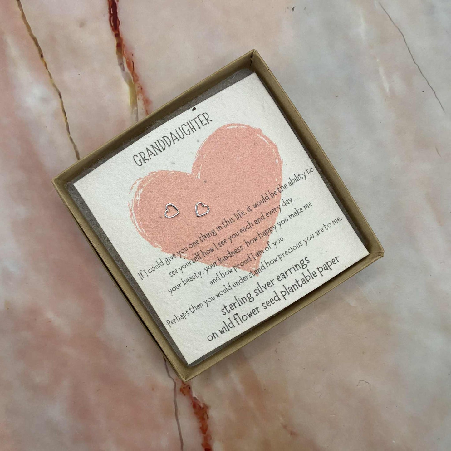 Sterling Silver Earrings | Thoughtful Sentiments | Various Designs