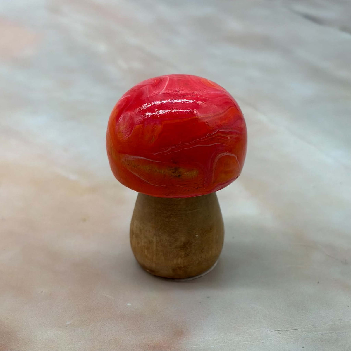 CharmShroom | Freestanding Mushroom Decoration | Wood & Acrylic Paint