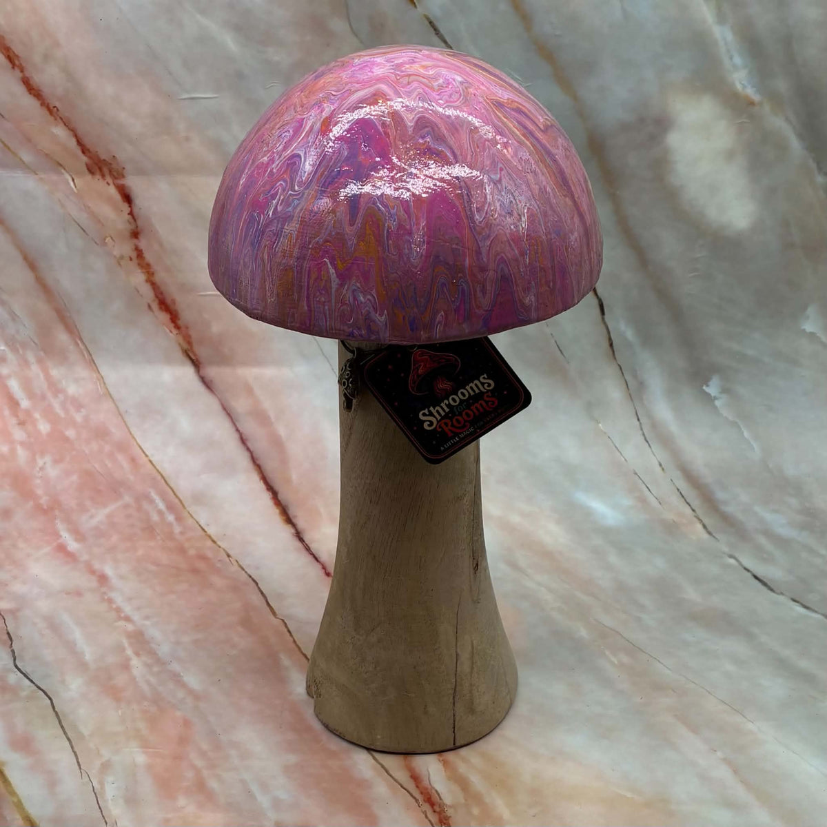 MonsterShroom | Freestanding Mushroom Decoration | Wood & Acrylic Paint