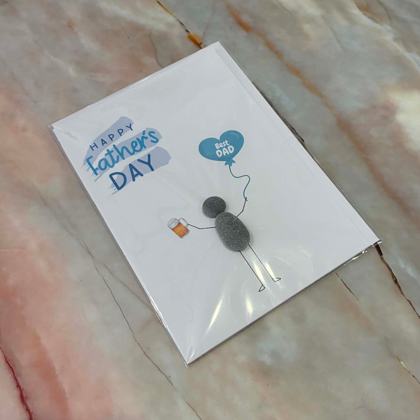 Pebble Art Cards | Father's Day | 2 Designs
