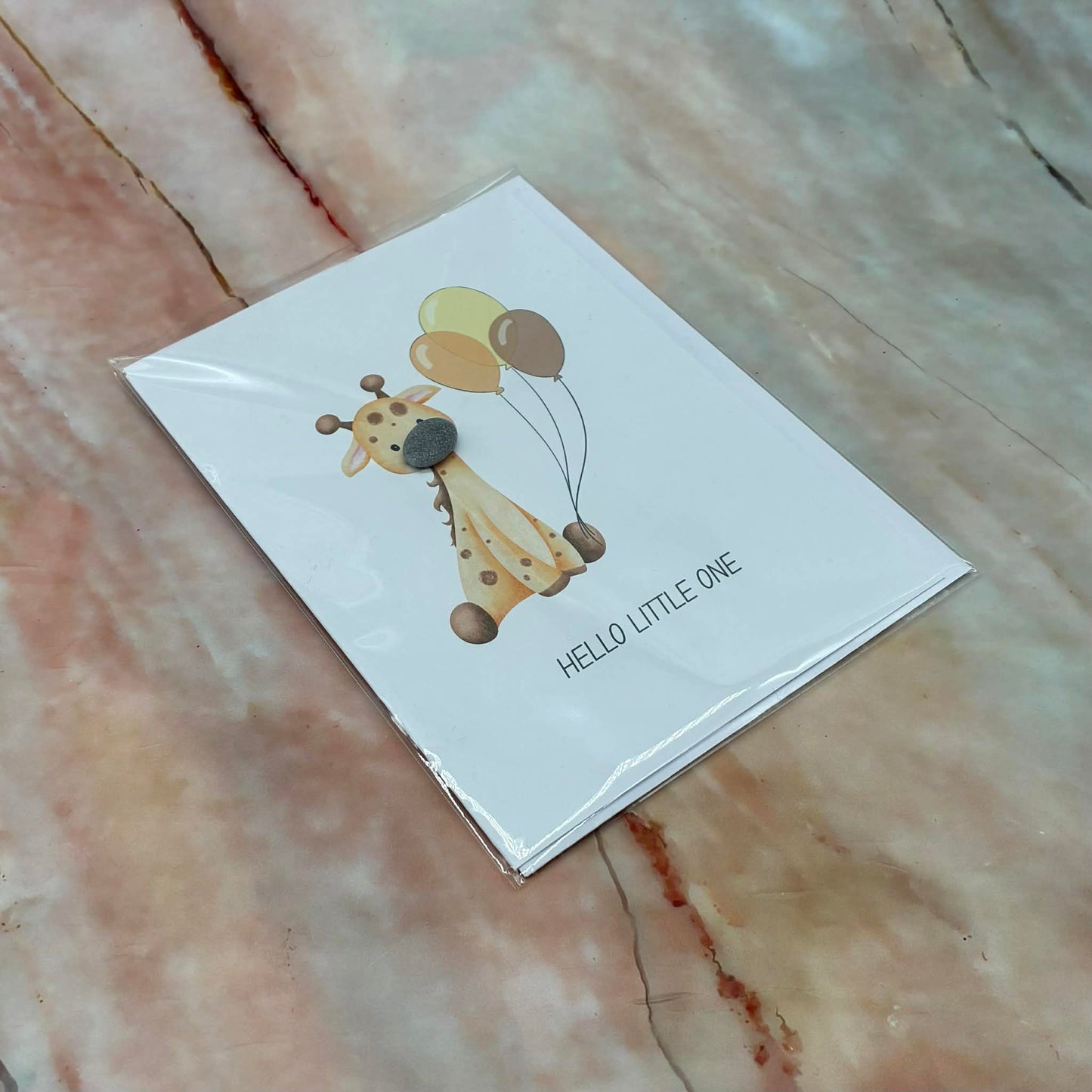 Pebble Art Cards | New Baby