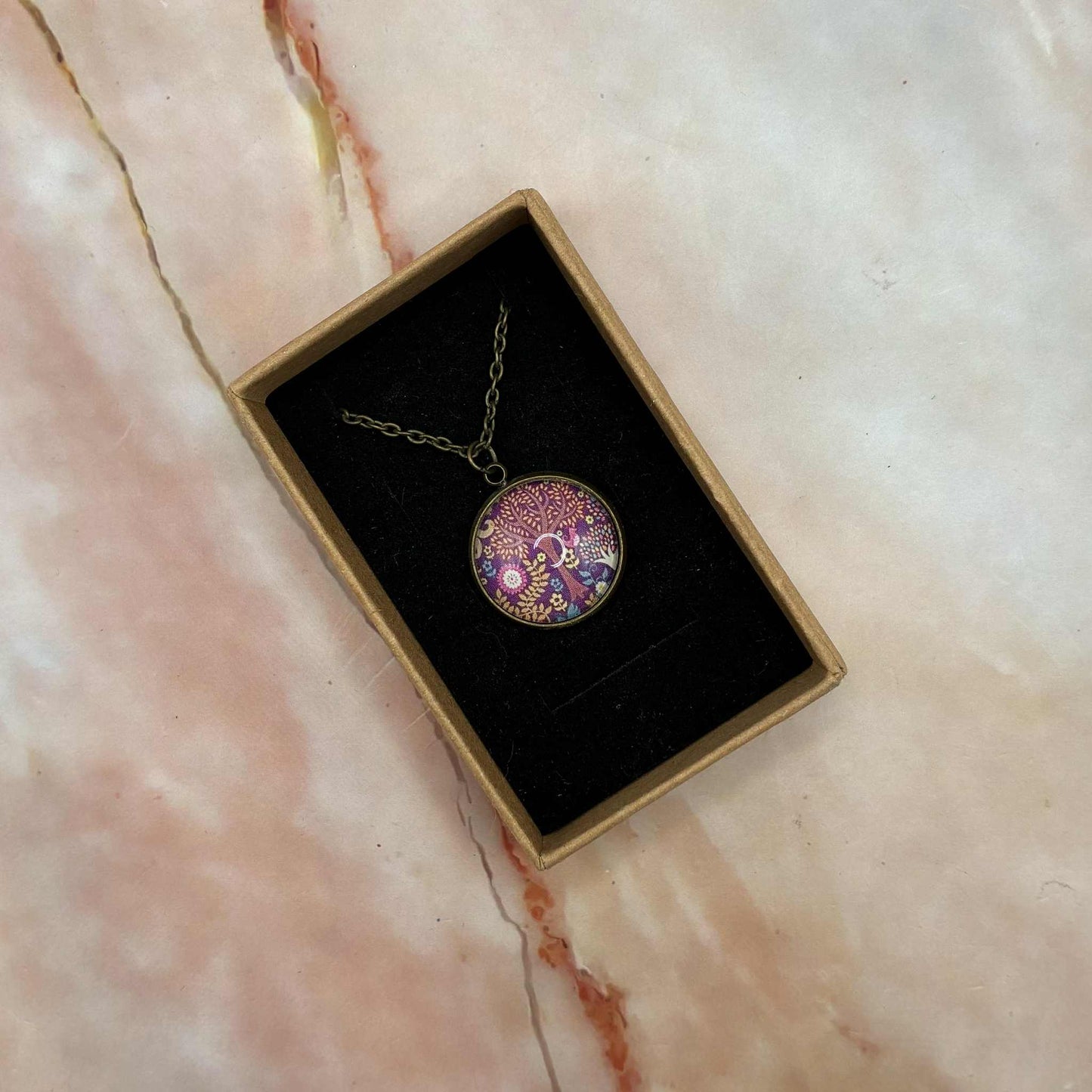 Pendant Necklaces | Glass Cabochon | Various Designs