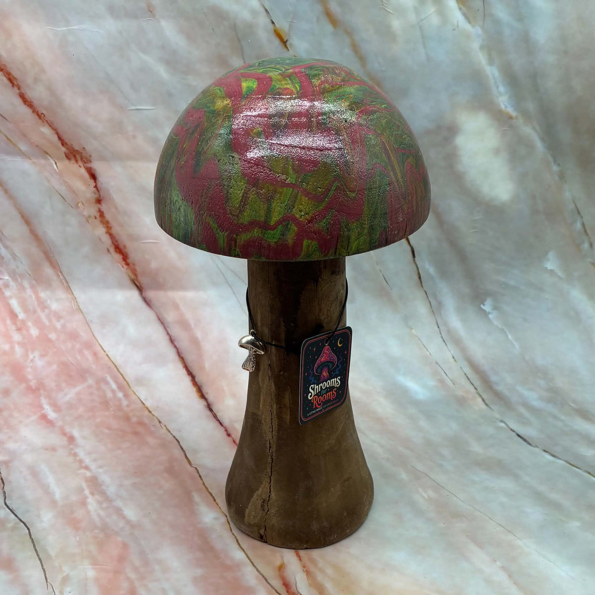 MonsterShroom | Freestanding Mushroom Decoration | Wood & Acrylic Paint