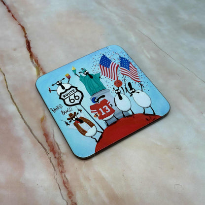 Sheep Art Coasters | Various Designs