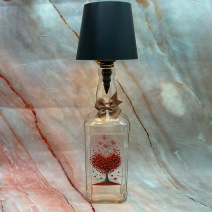 Light Up Bottle Lamps | Decoupage | Rechargeable