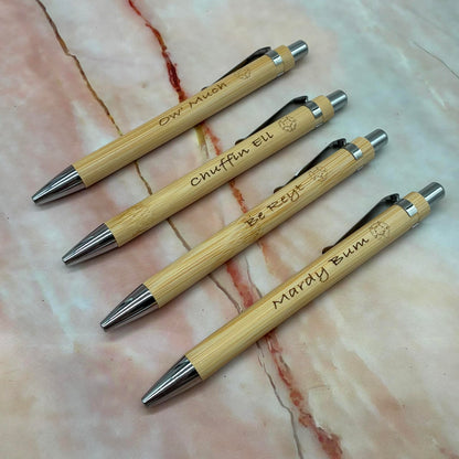 Yorkshire Saying Pens | Bamboo | Refillable