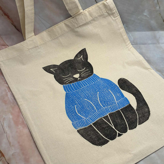 Tote Bags | Lino Printed | 4 Designs
