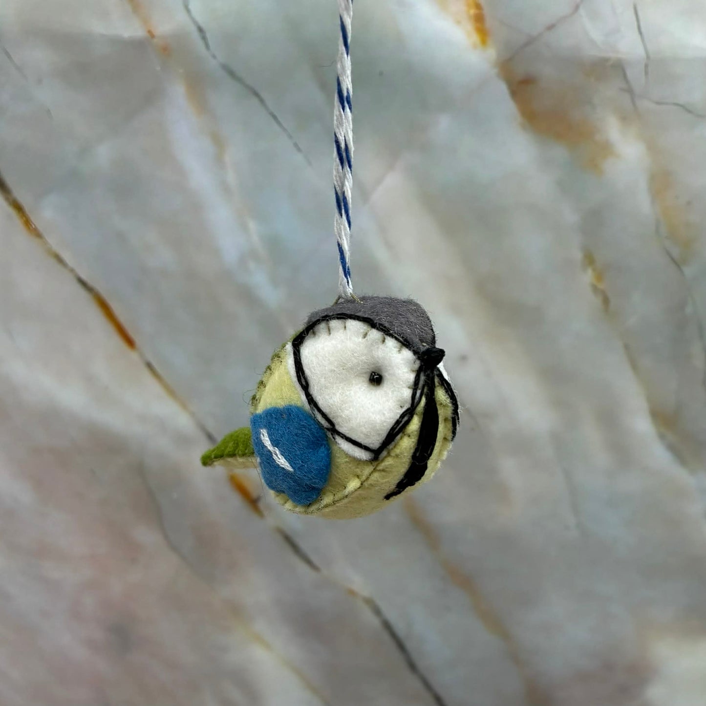 Handmade Felt Bird Decoration | Hand Embroidery