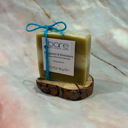 Bergamot & Rosemary | Handmade Natural Soap | Perfect for Oily, Blemish Prone Skin
