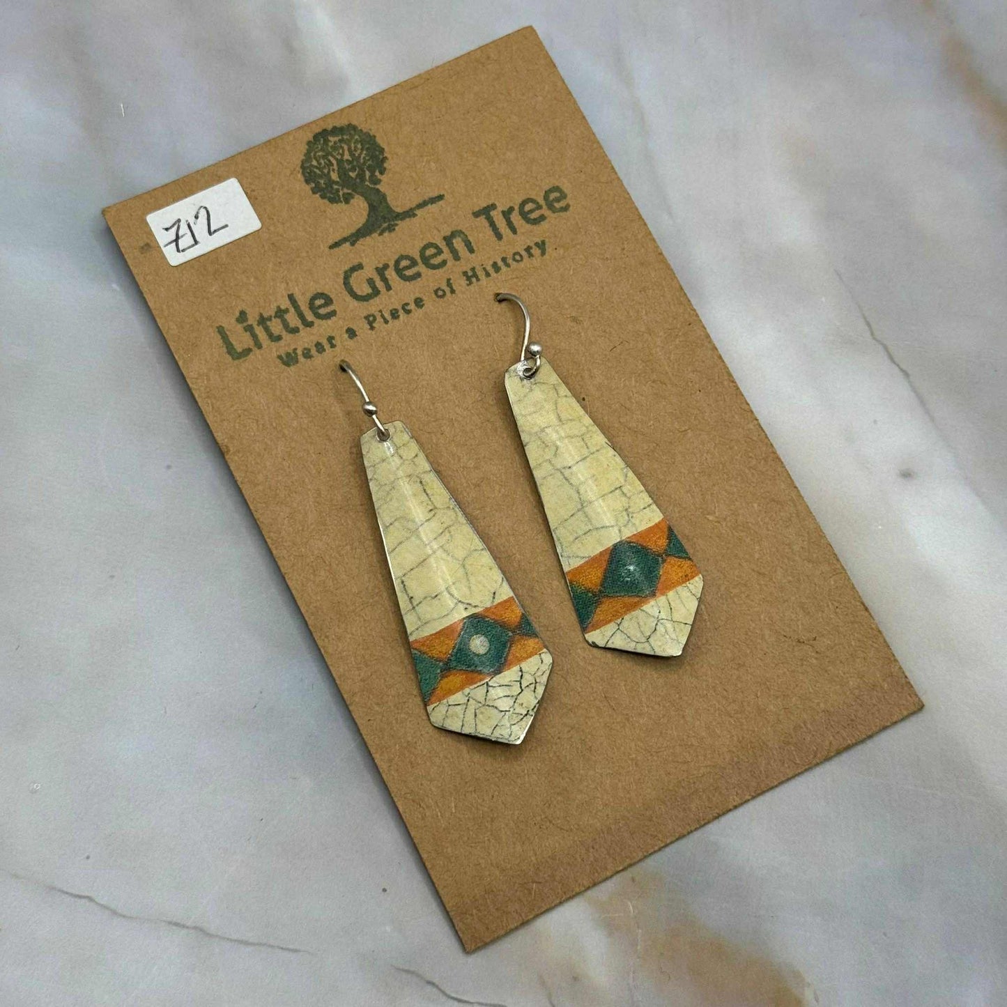 Upcycled Vintage Tin Jewellery | Earrings & Necklaces | Various Designs