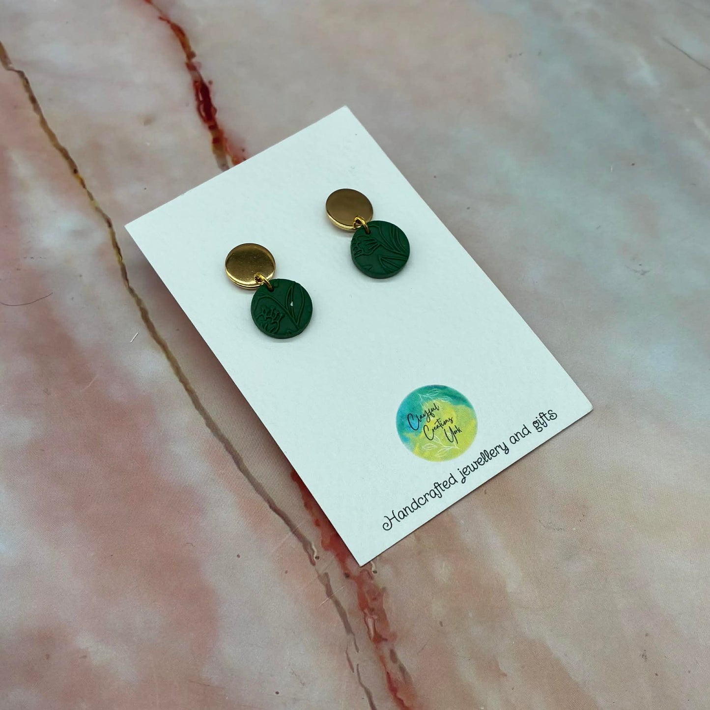 Handcrafted Drop Earrings | Hypoallergenic | Choose Your Colour!