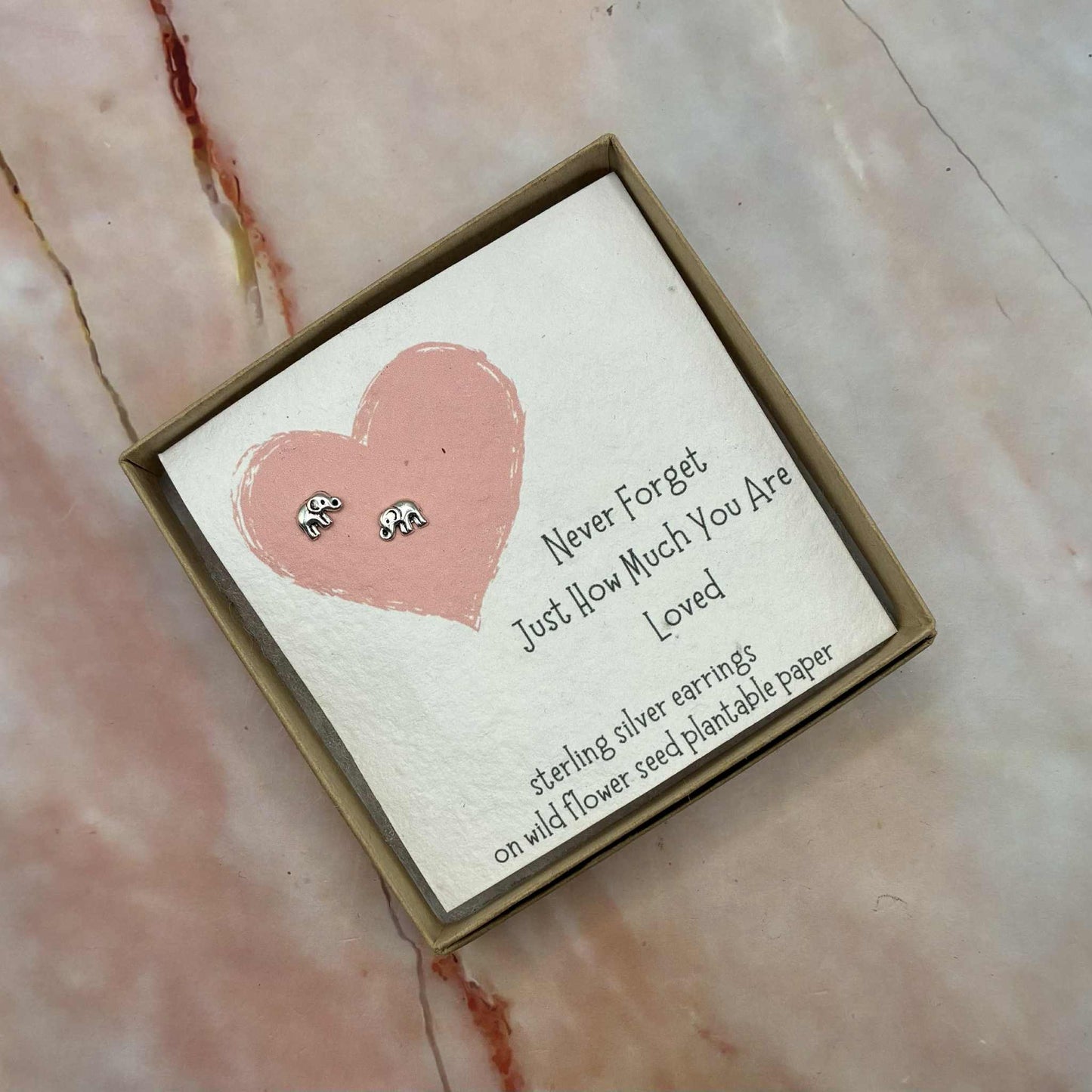 Sterling Silver Earrings | Thoughtful Sentiments | Various Designs