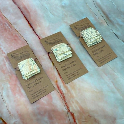Recycled Yorkshire Map Garlands | 1.5m | Various Locations