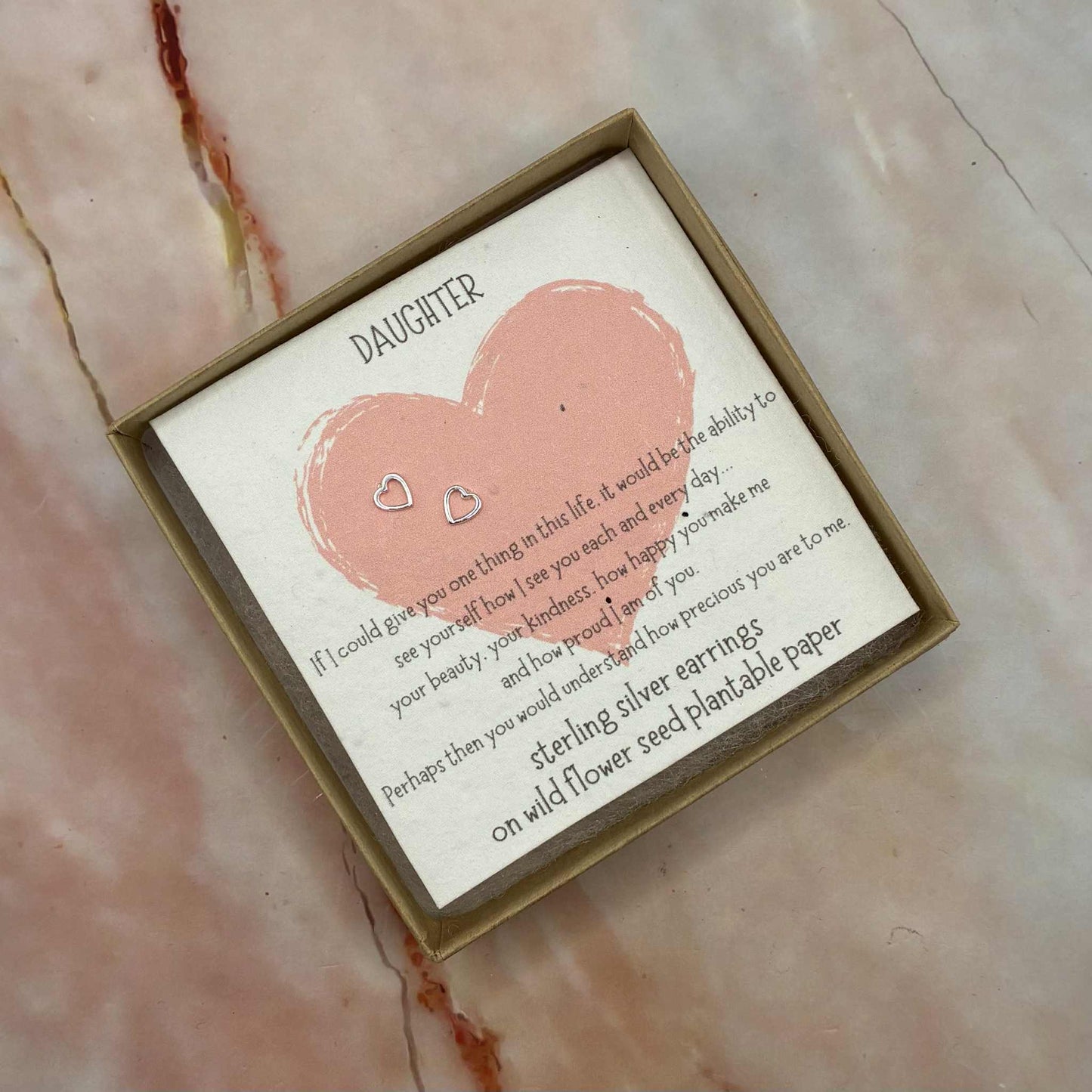 Sterling Silver Earrings | Thoughtful Sentiments | Various Designs