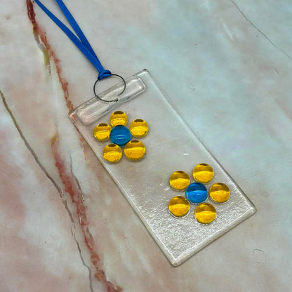 Multi Coloured Fused Glass Window Hangs | Choose Your Colour!