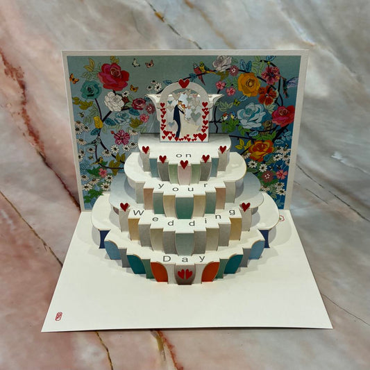 Handmade 3D Pop Up Wedding Cards