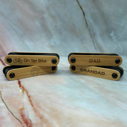 Bike Multi Tool | Laser Etched | 4 Designs