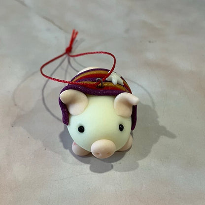 Christmas Themed Glow In The Dark Animals | Polymer Clay | Various Designs