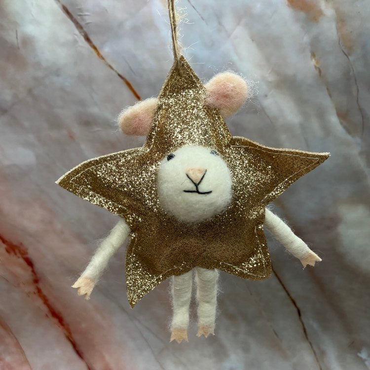 Felted Christmas Tree Decorations | Various Designs