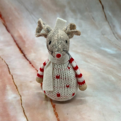 Fabric Mice Christmas Decorations | 6 Designs