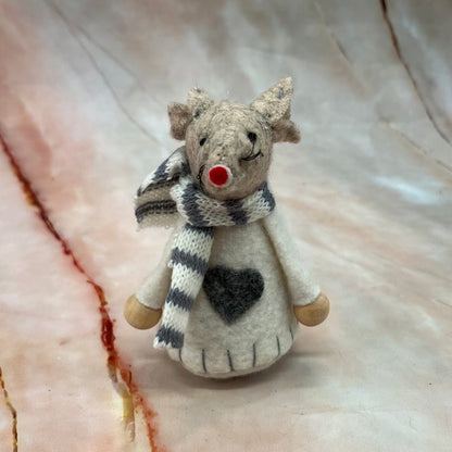 Fabric Mice Christmas Decorations | 6 Designs