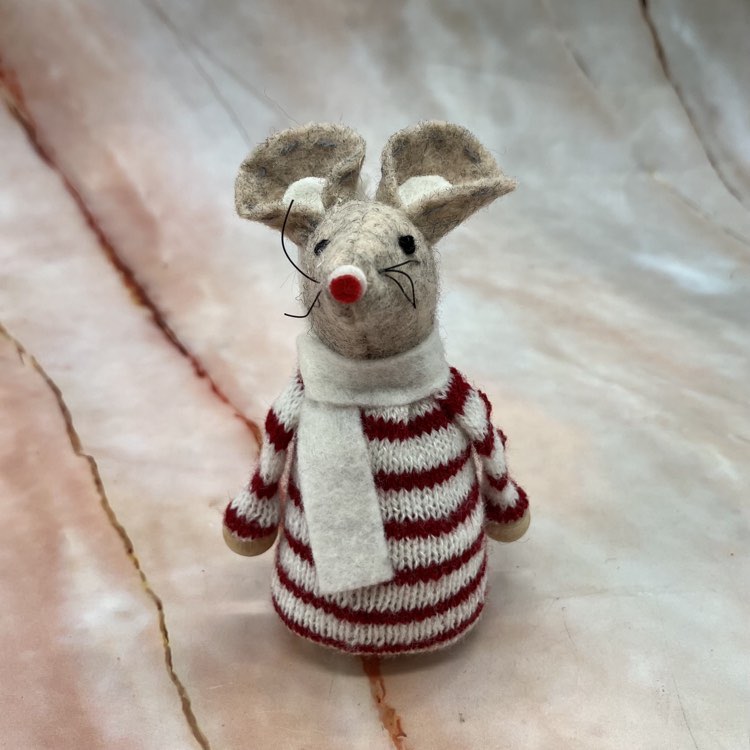 Fabric Mice Christmas Decorations | 6 Designs