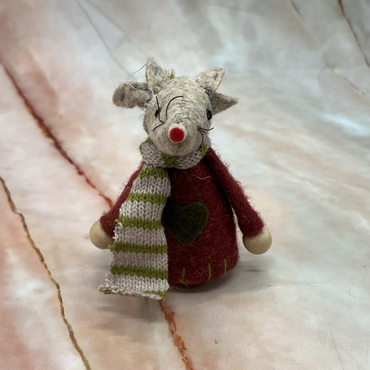 Fabric Mice Christmas Decorations | 6 Designs