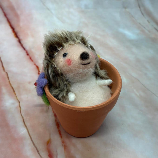 Handcrafted Hedgehogs| Needlefelt Ornament