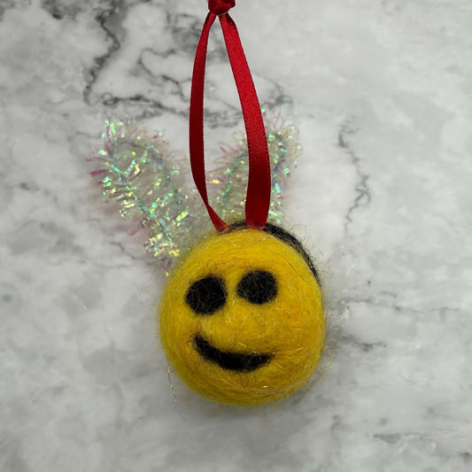 Handmade Hanging Decorations | Needle Felted Animals & Toadstools
