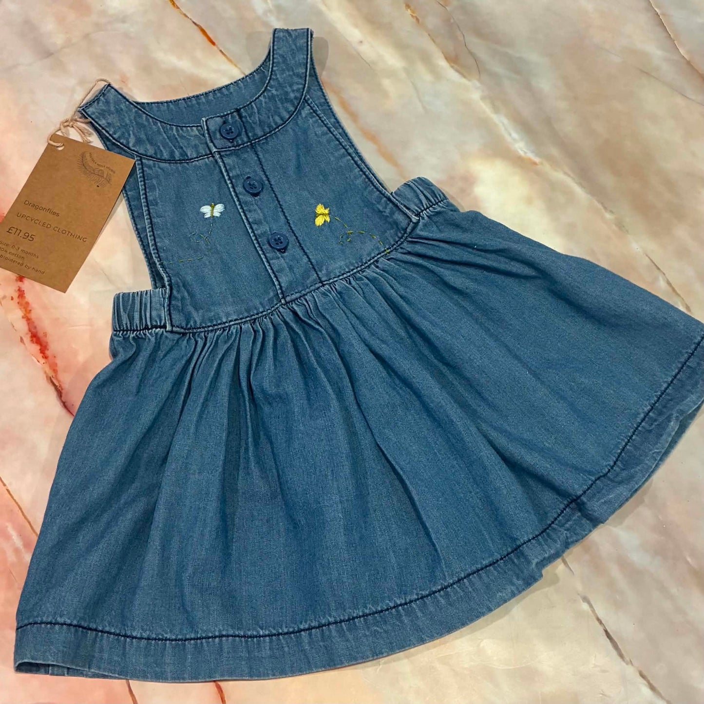 Upcycled Denim Dresses | Various Sizes | Hand Embroidery