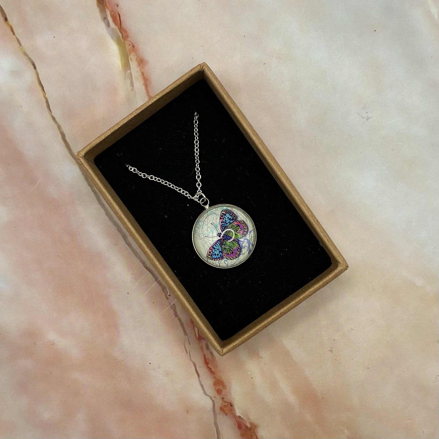 Pendant Necklaces | Glass Cabochon | Various Designs