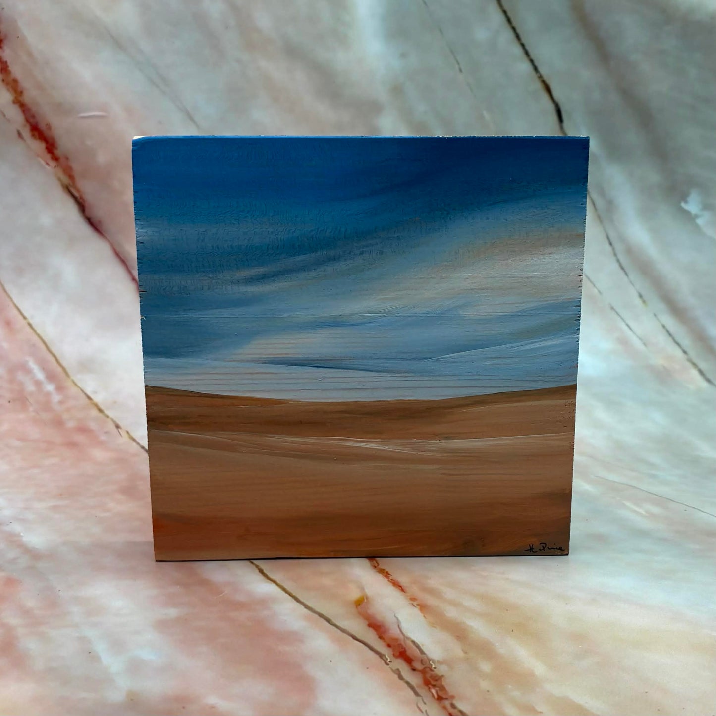 Langstrothdale | Original Painting | Acrylic on Wood | 5 x 5 inch