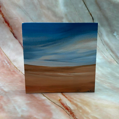 Langstrothdale | Original Painting | Acrylic on Wood | 5 x 5 inch