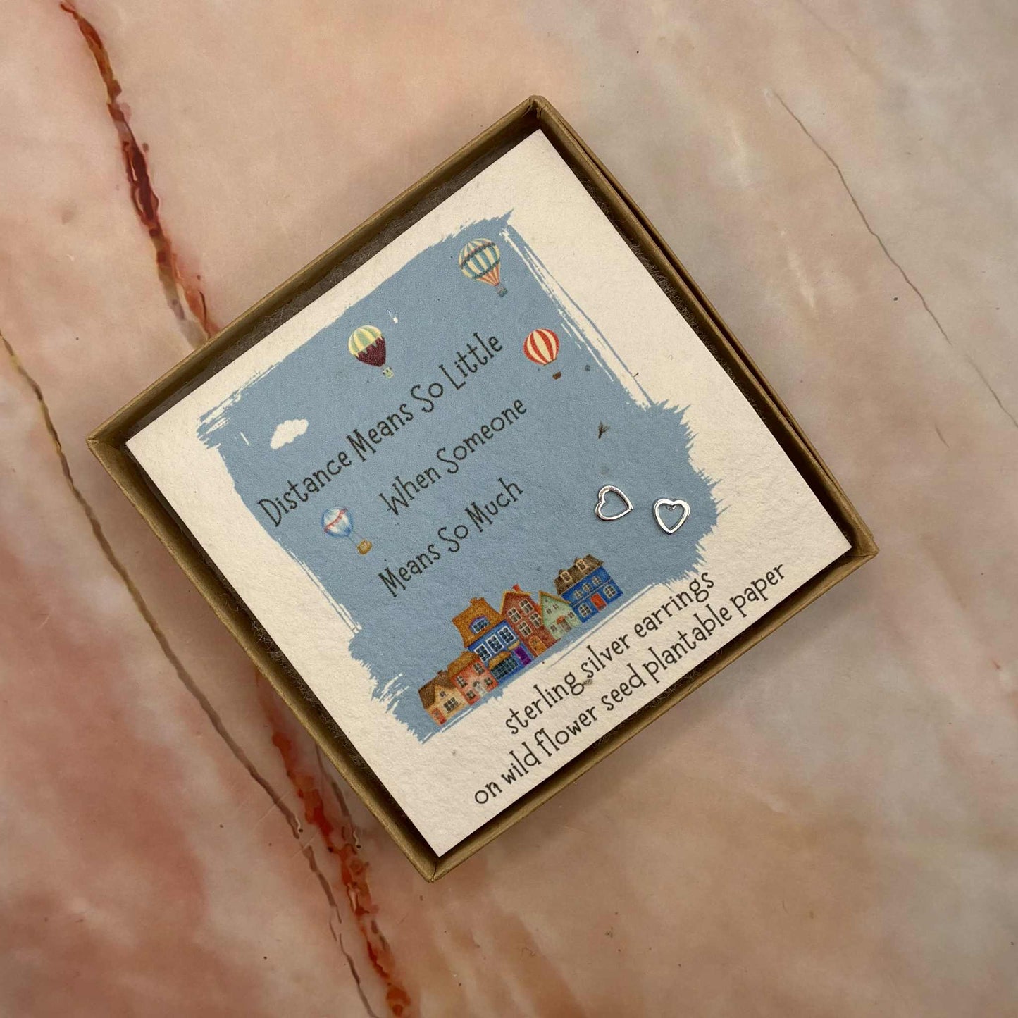 Sterling Silver Earrings | Thoughtful Sentiments | Various Designs