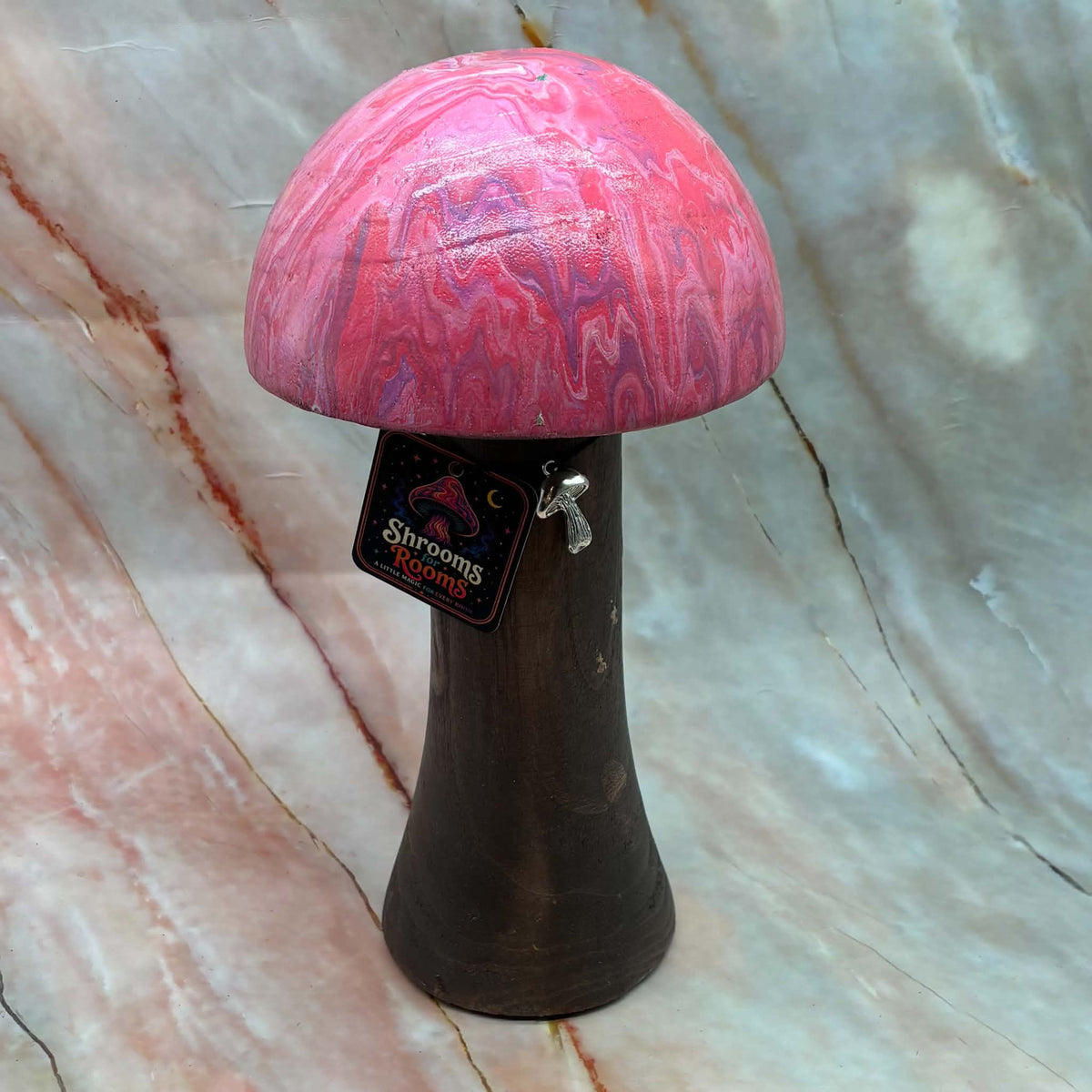 MonsterShroom | Freestanding Mushroom Decoration | Wood & Acrylic Paint