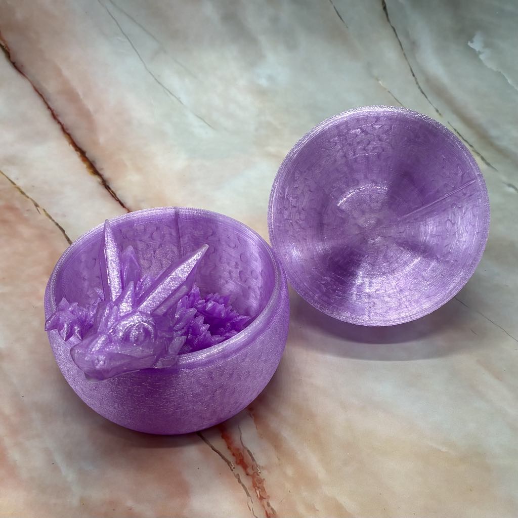3D Printed Crystal Dragons & Eggs  | 2 Sizes | Various Colours