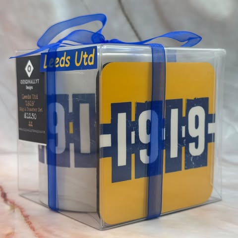 Retro Football Team Mug & Coaster Sets | Gift Boxed