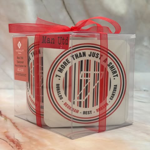 Retro Football Team Mug & Coaster Sets | Gift Boxed