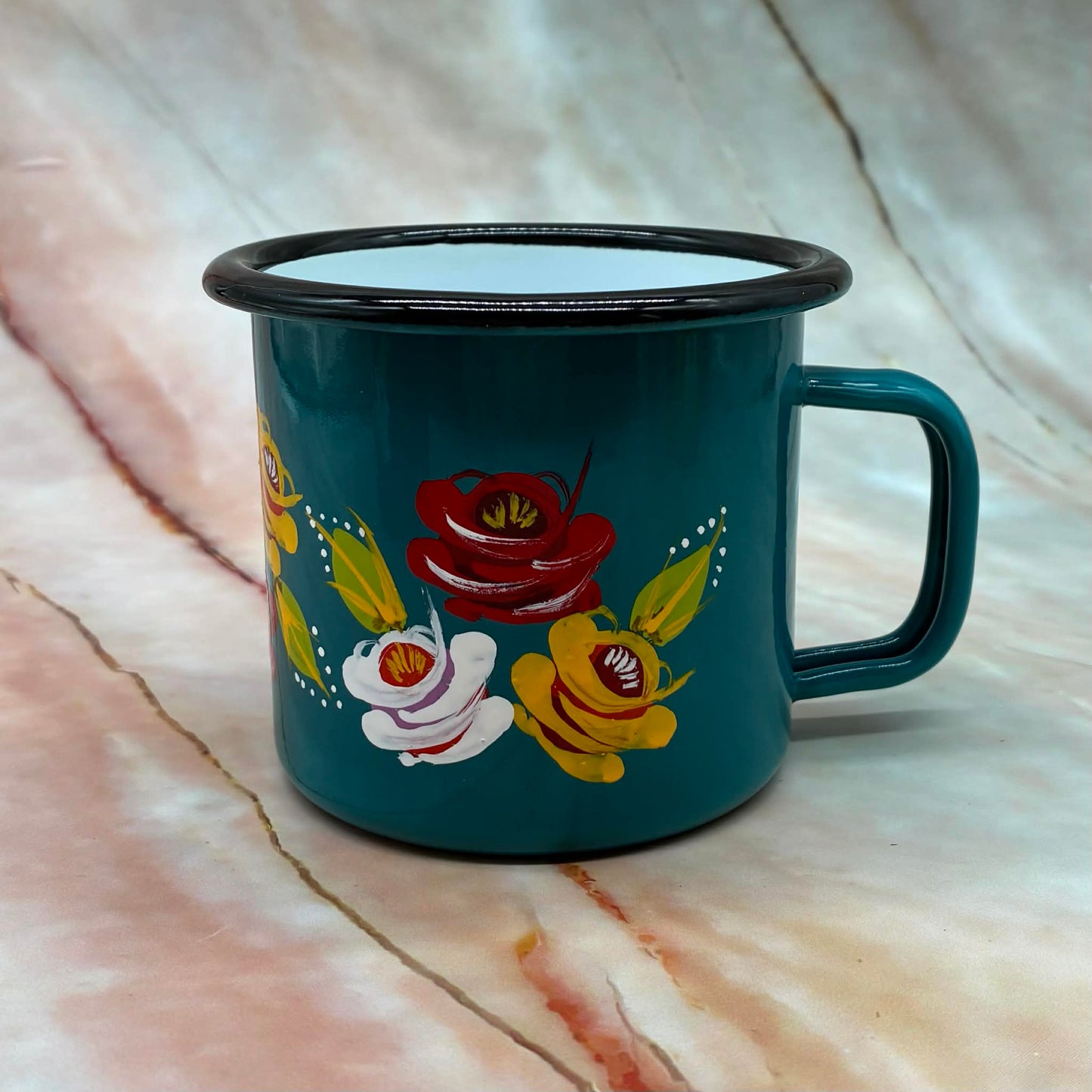 Hand Painted Mugs | Metal & Enamel
