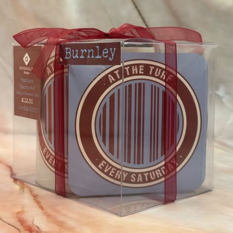 Retro Football Team Mug & Coaster Sets | Gift Boxed