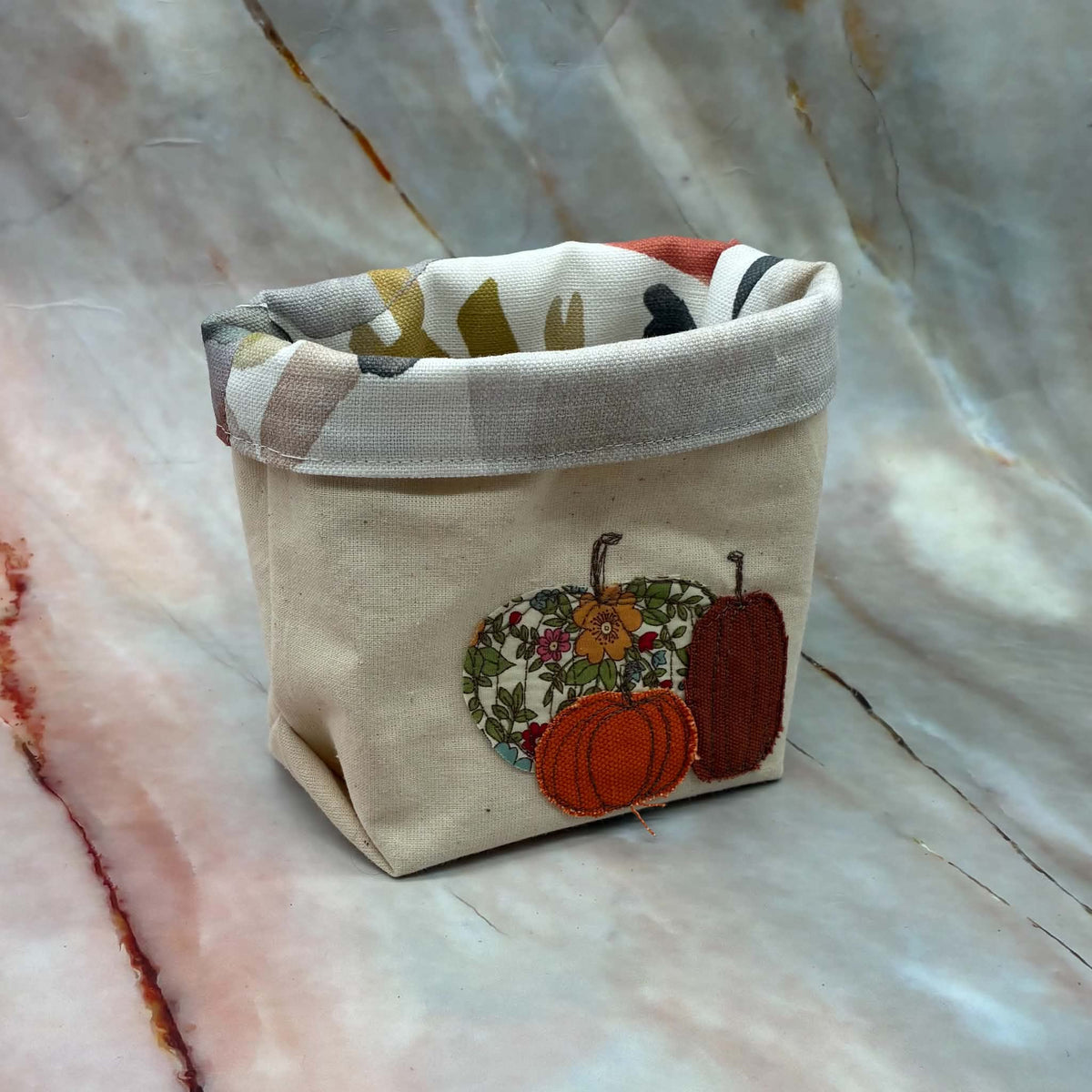 The Autumn Collection | Small Fabric Pots | Fully Reversible