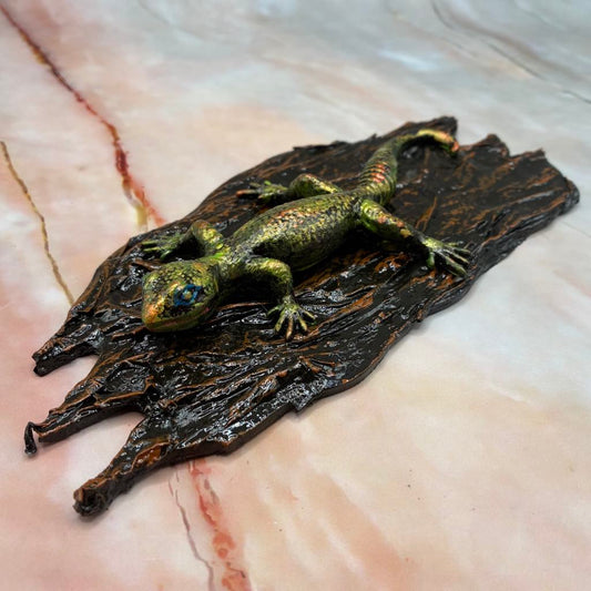 Small Lizard Ornament | Eco Friendly Resin Clay