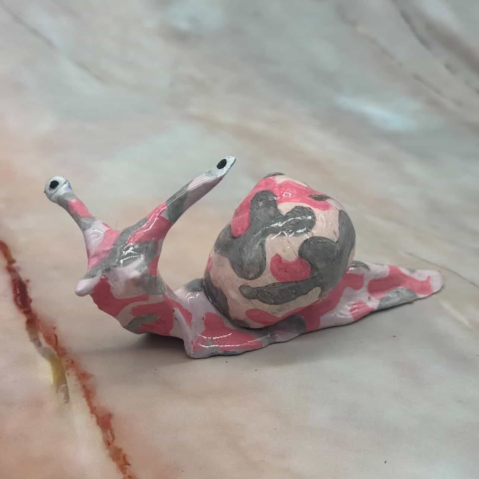 Ceramic Snails | Clay & Paint | Various Styles