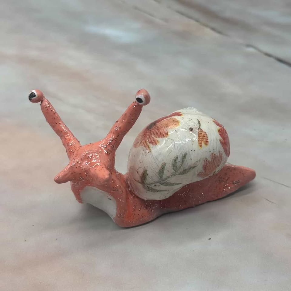 Ceramic Snails | Clay & Paint | Various Styles