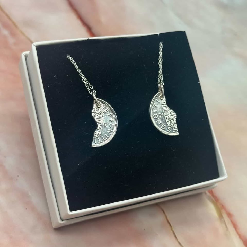 Vintage Coin Necklaces | Soulmate Pair