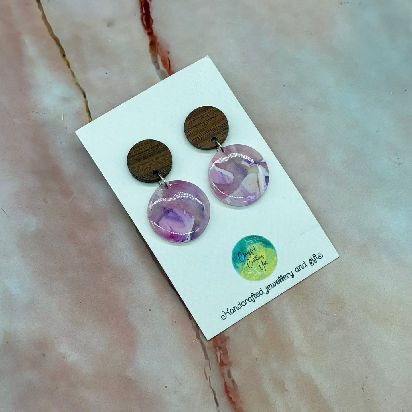 Handcrafted Drop Earrings | Hypoallergenic | Choose Your Colour!